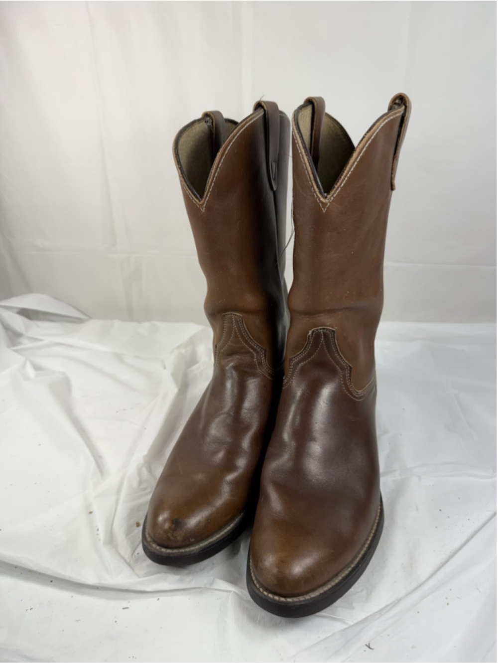 Vulcan Roper mens size 9 D Leather wester Cowboy Boots